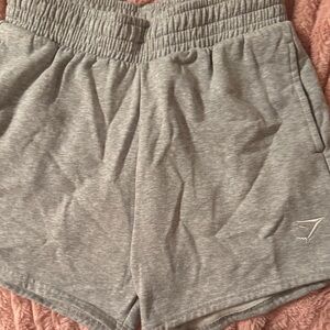 Gymshark Light Gray Women's Athletic Shorts
